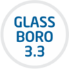 Boro 3.3 or Borosilicate 3.3 is a type of glass having very low coefficient of thermal expansion