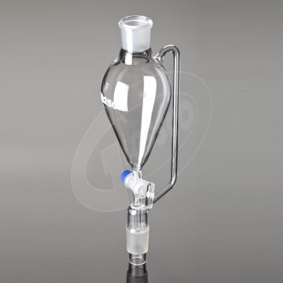 Pressure Equalizing Funnels Pear Shape Solid Glass Stopcock DIN/ISO