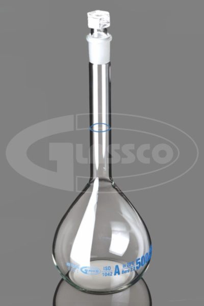 Volumetric Flask Class-A With Hollow glass Stopper Batch Certificate