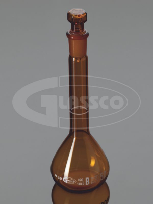 Volumetric Flasks, Amber Glass, Class-B
