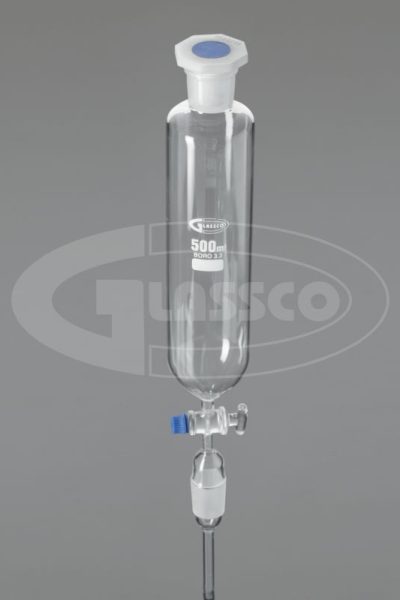 Separating Funnel & Cylindrical with Solid Glass Stopcock DIN/ISO