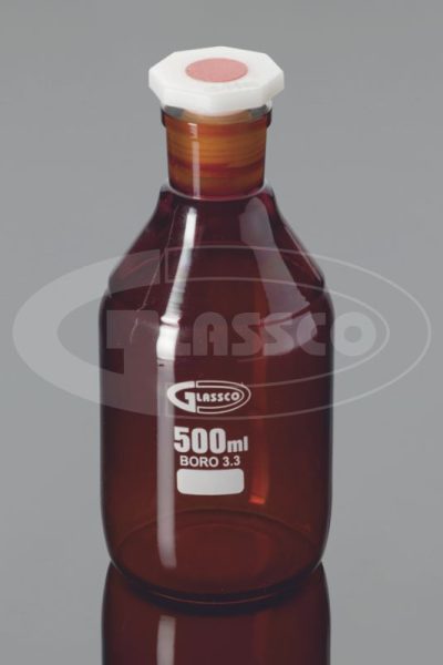 Bottles Reagent Narrow Mouth Amber Glass DIN/ISO