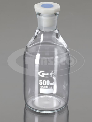 reagent bottle narrow mouth clear glass