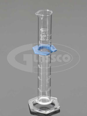 Measuring Cylinder Graduated, Hex Base, Class A, serialized