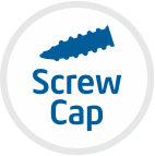 A screw cap or closure is a common type of closure for bottles, jars, and tubes & has a screw which screwed on and off of a finish. on a container