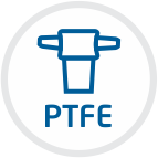 PTFE Stopcocks regulate the flow of liquids or low pressure gases & serve many functions in the laboratory & has the distinct advantages over glass for use with high vacuum & being much easier to clean due to grease free operation. For liquid applications, it also means that you won't contaminate your reaction mixture with grease. PTFE keys are interchangeable and replaceable so that there is no need for “matching the pairs” during cleaning.