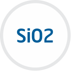silicon dioxide or silica sand. Silica (SiO2) is a common fundamental constituent of glass