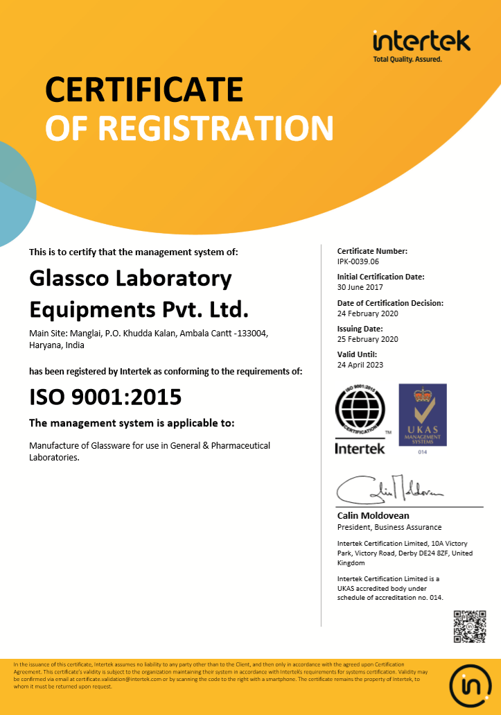 COR ISO 9001 2015