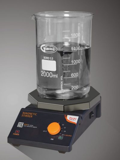Magnetic Stirrer Analog, STAINLESS STEEL TOP Octagon Base